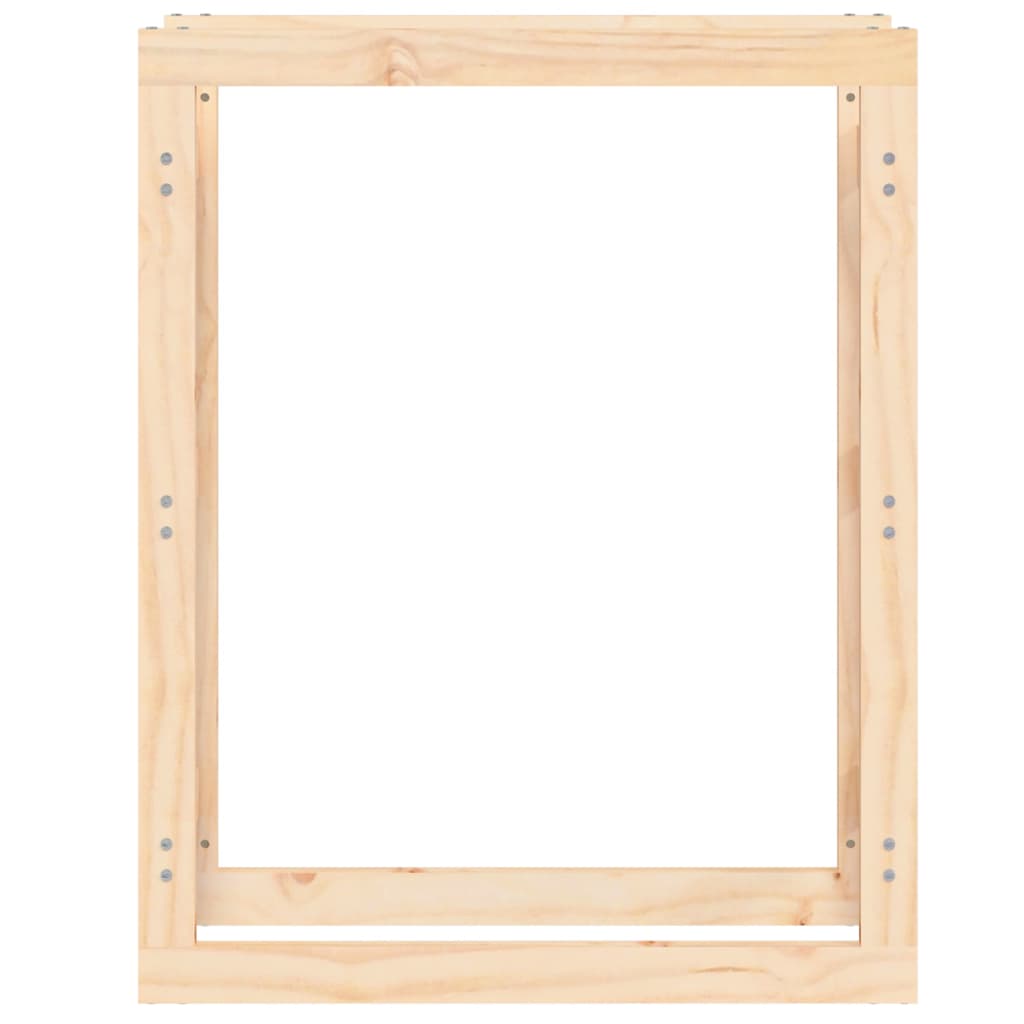 Vedställ 80x25x100 cm massiv furu