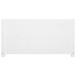 Dagbädd utan madrass vit 90x200 cm massiv furu