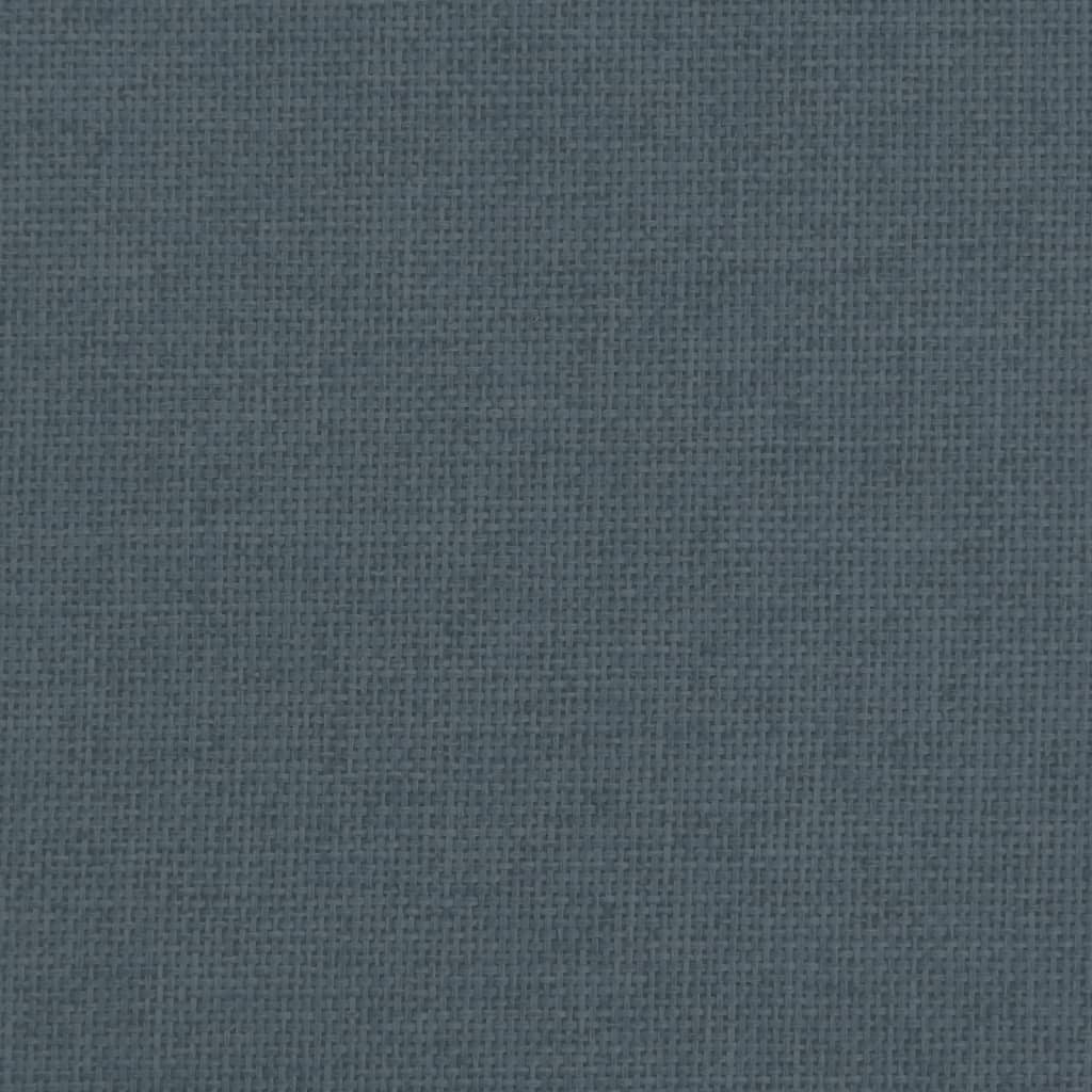 Hundbädd mörkgrå 90x53x30 cm tyg