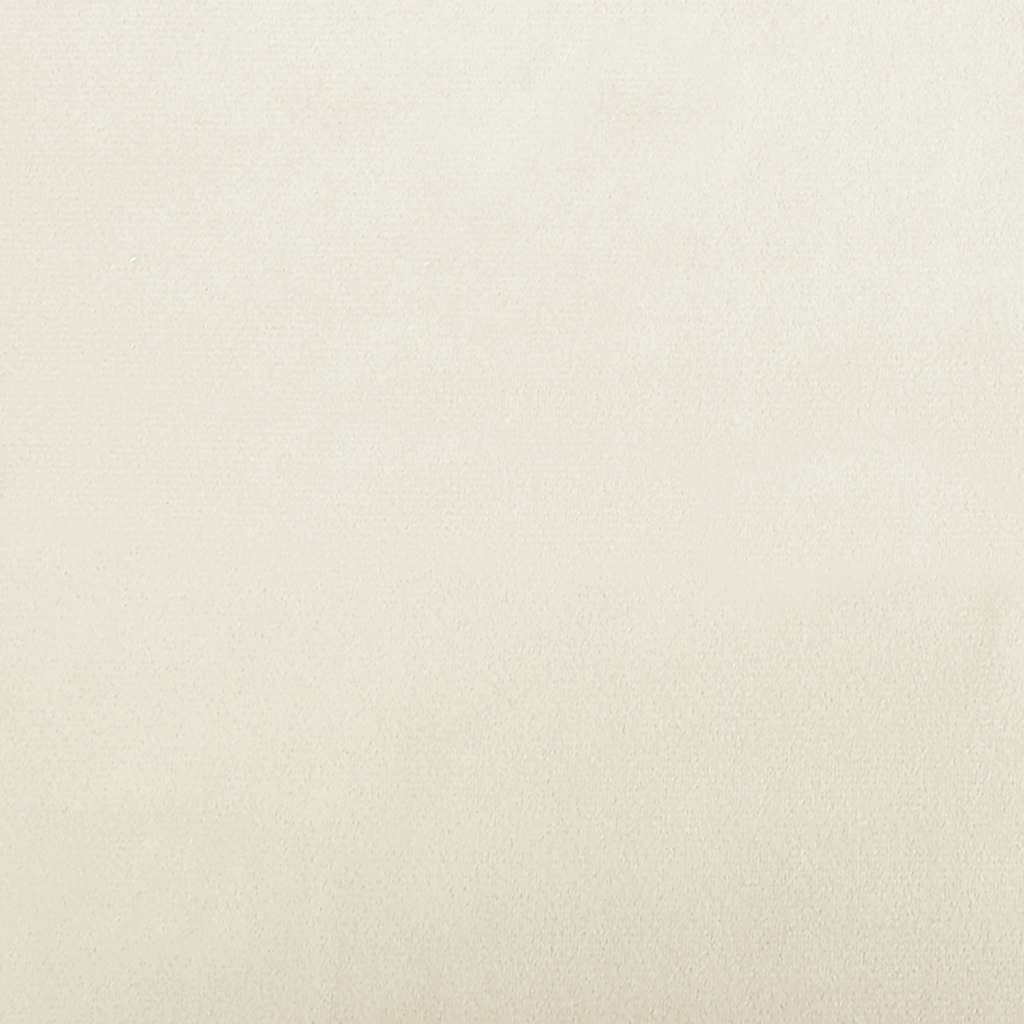 Hundbädd gräddvit 90x53x30 cm sammet