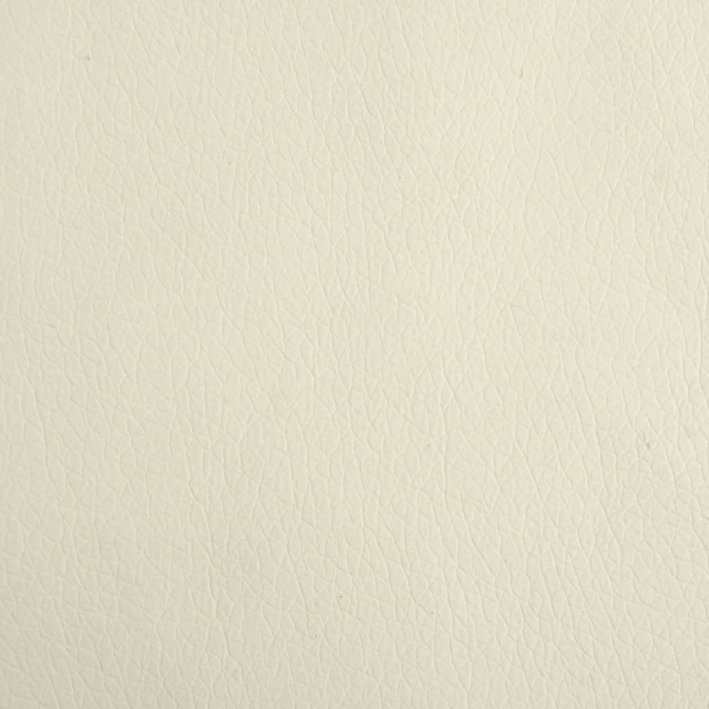 Hundbädd gräddvit 60x40x30 cm konstläder