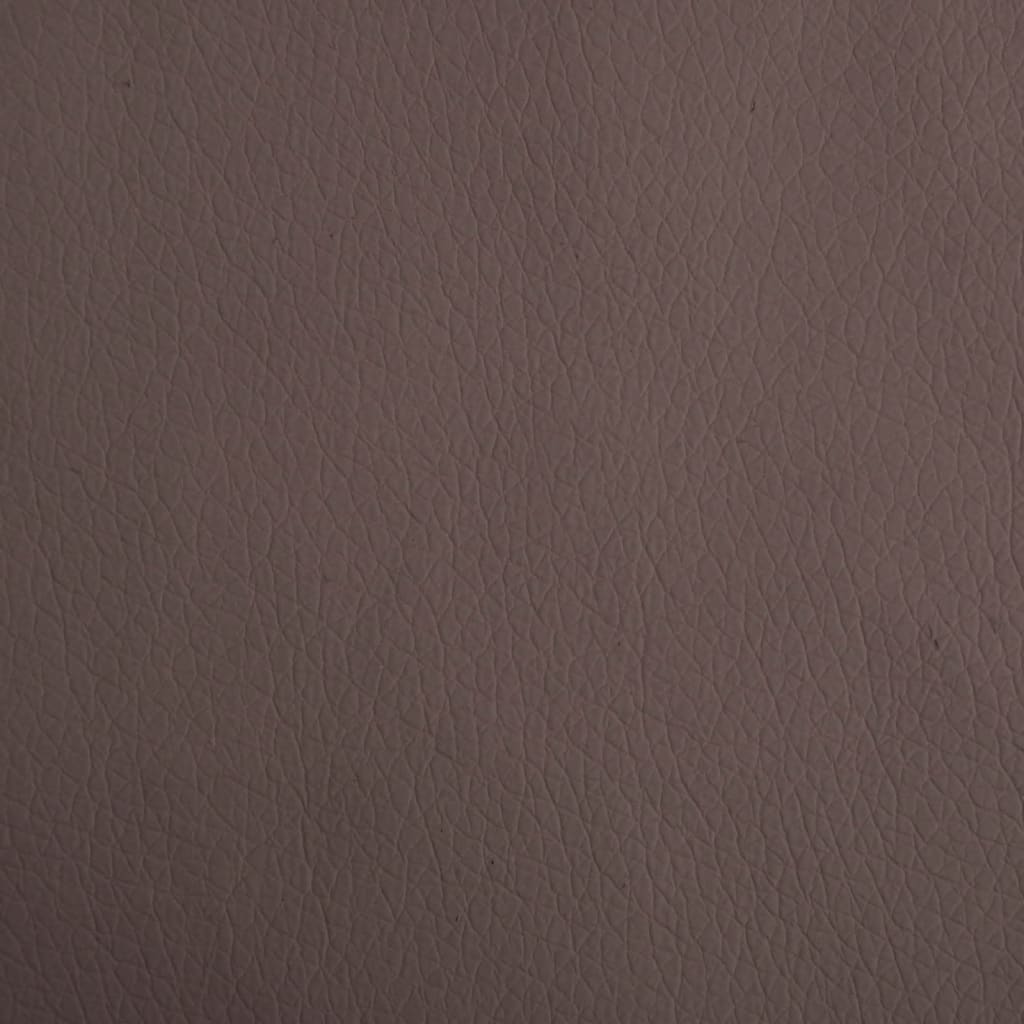 Hundbädd brun 60x40x30 cm konstläder