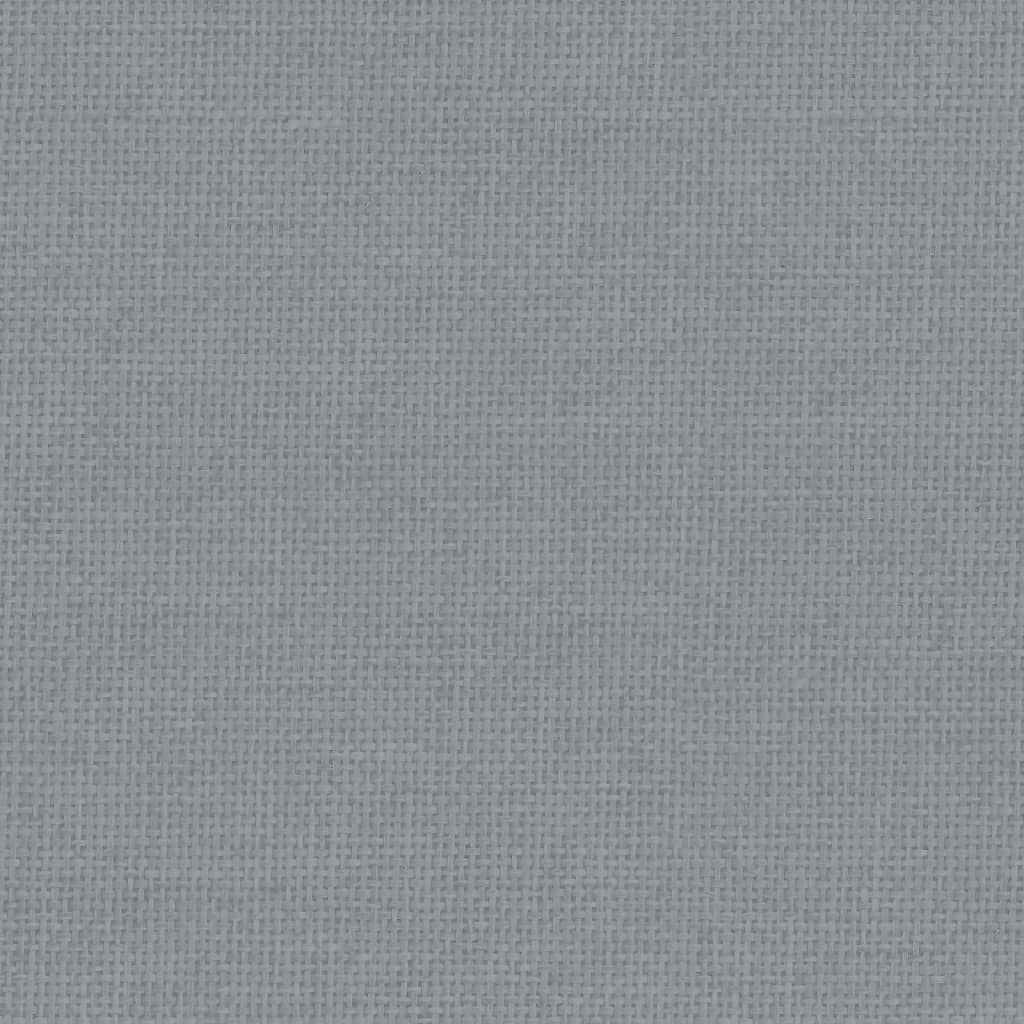 Hundbädd ljusgrå 70x52x30 cm tyg