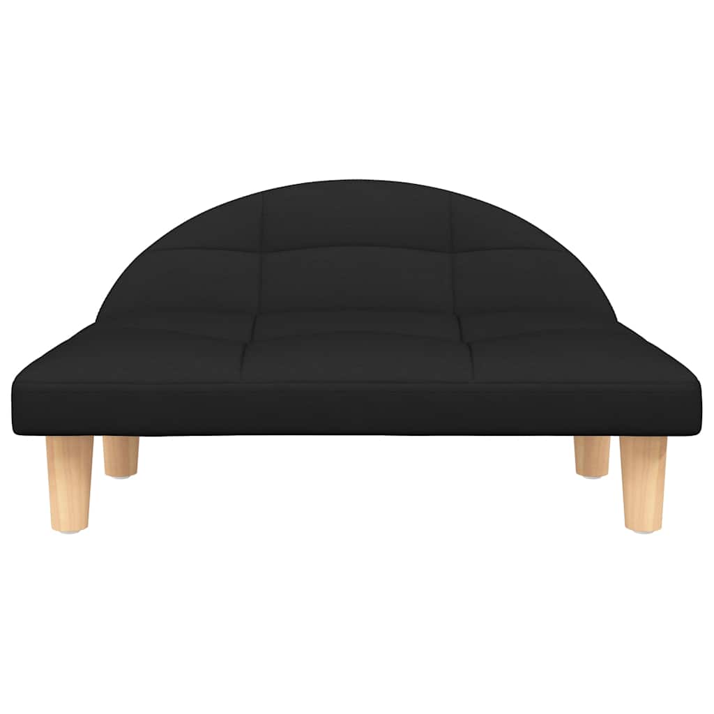 Hundbädd svart 70x52x30 cm tyg