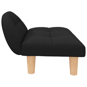 Hundbädd svart 70x52x30 cm tyg