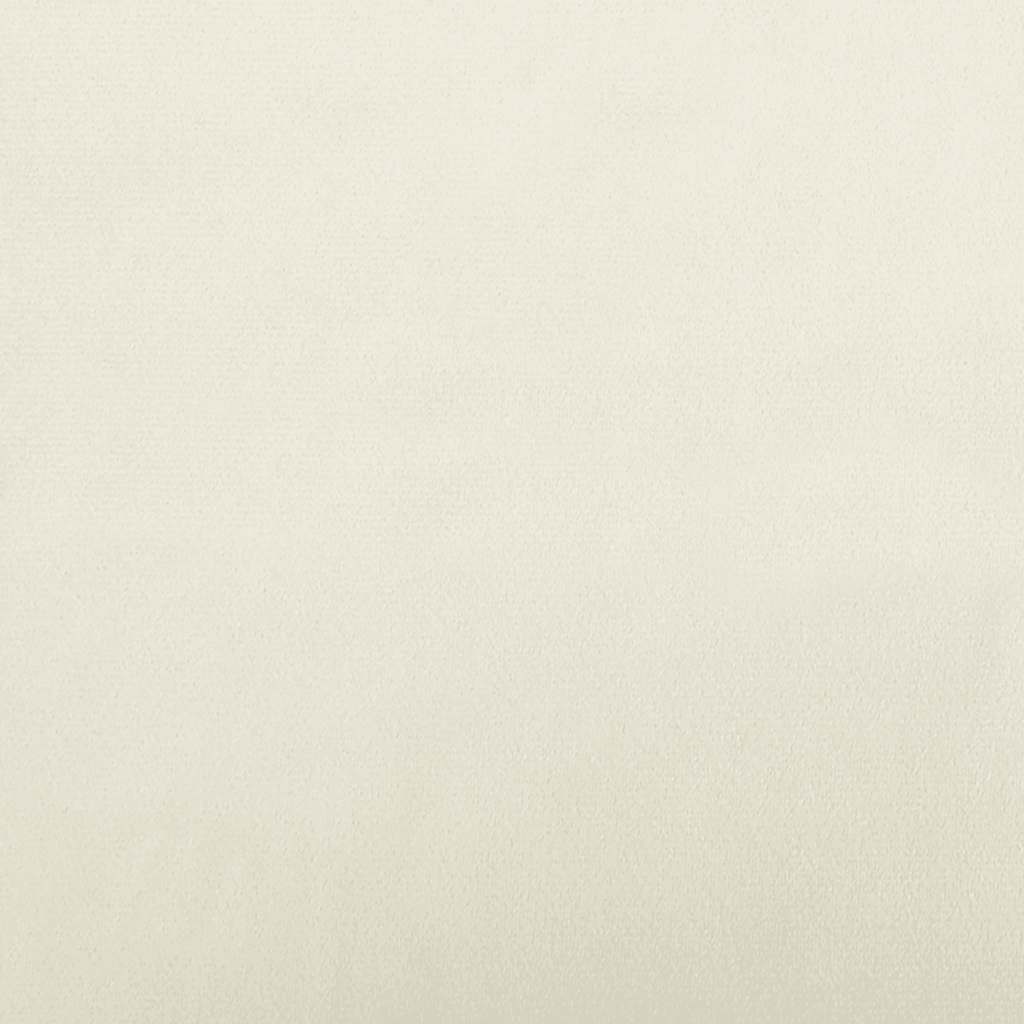 Hundbädd gräddvit 70x40x24 cm sammet