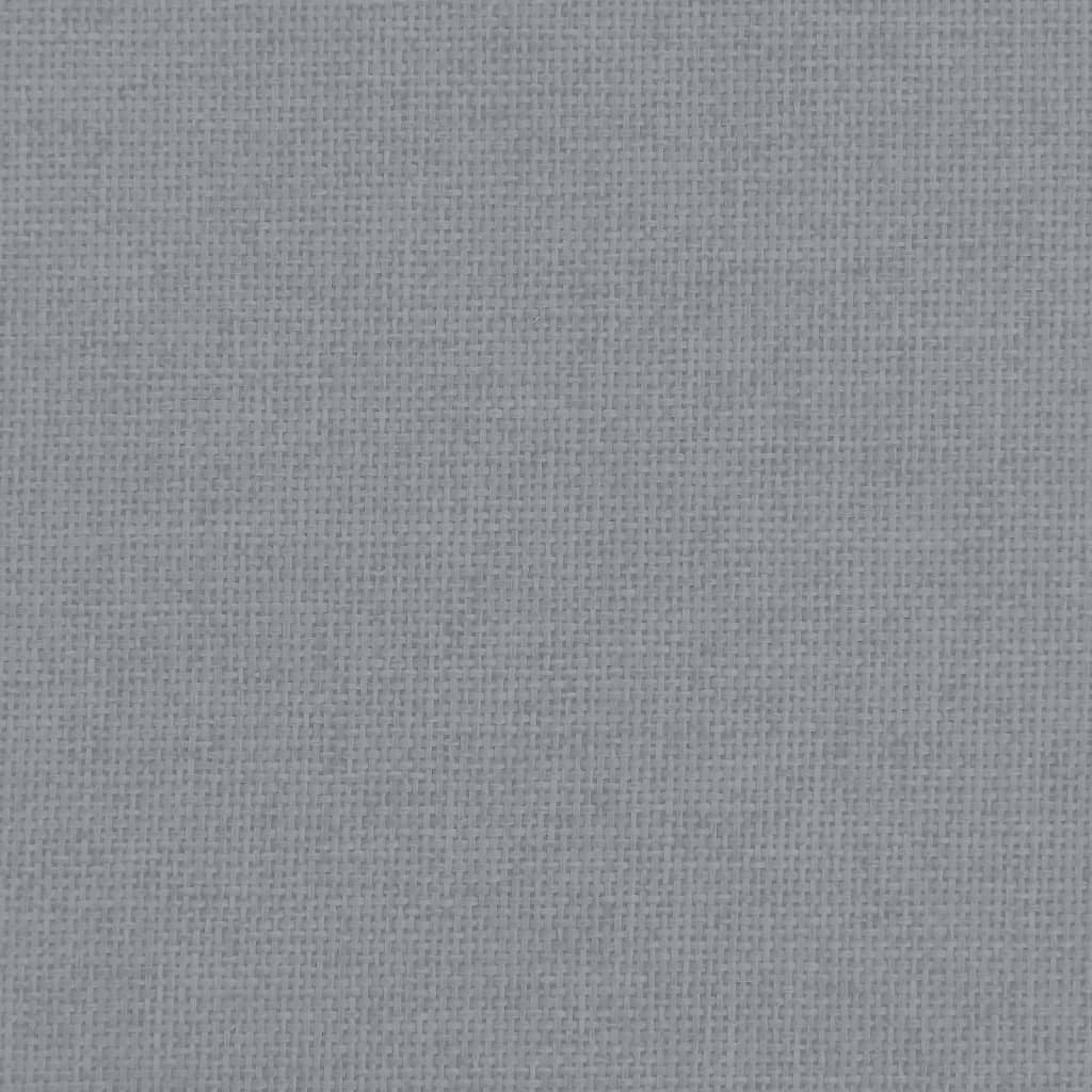 Hundbädd ljusgrå 50x40x30 cm tyg