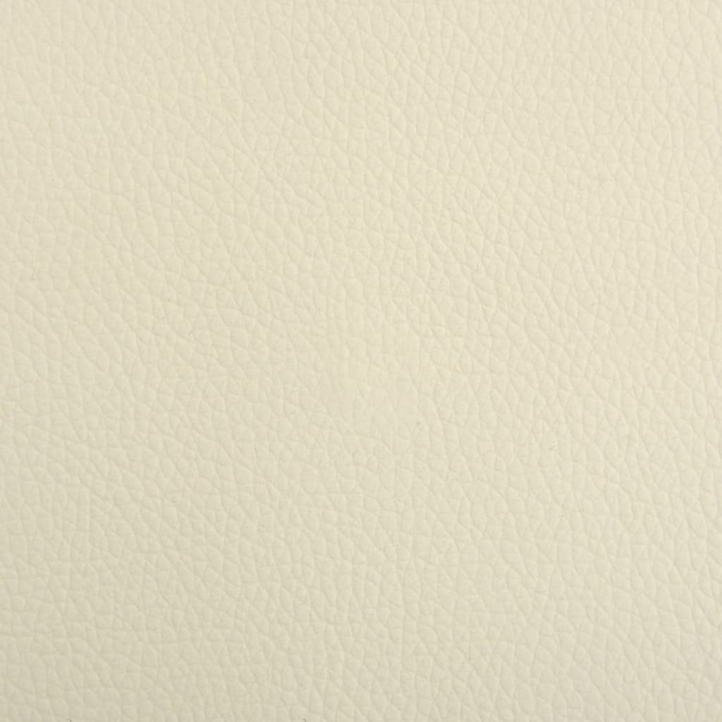 Hundbädd gräddvit 50x40x30 cm konstläder