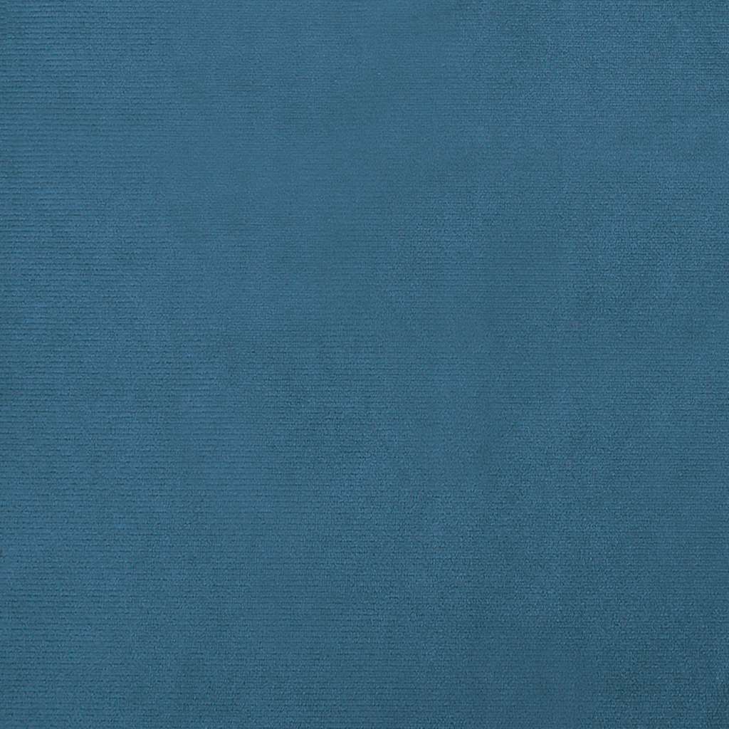 Hundbädd blå 70x45x33 cm sammet