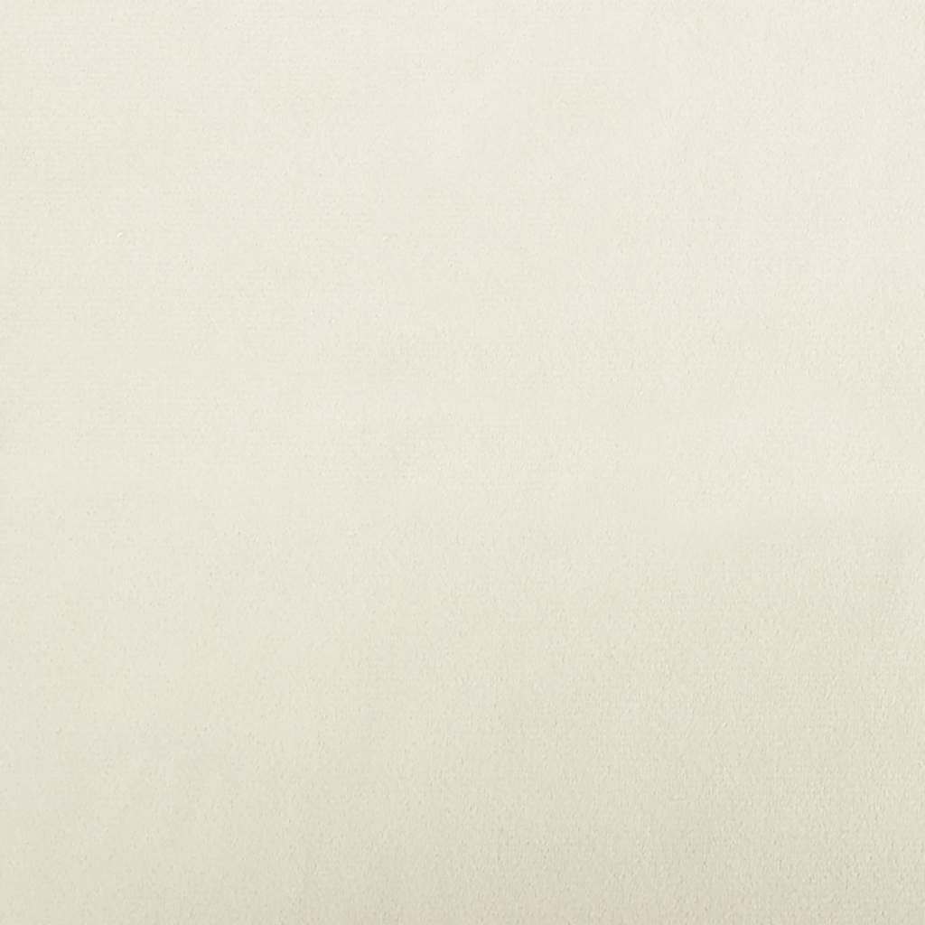 Hundbädd gräddvit 70x45x33 cm sammet