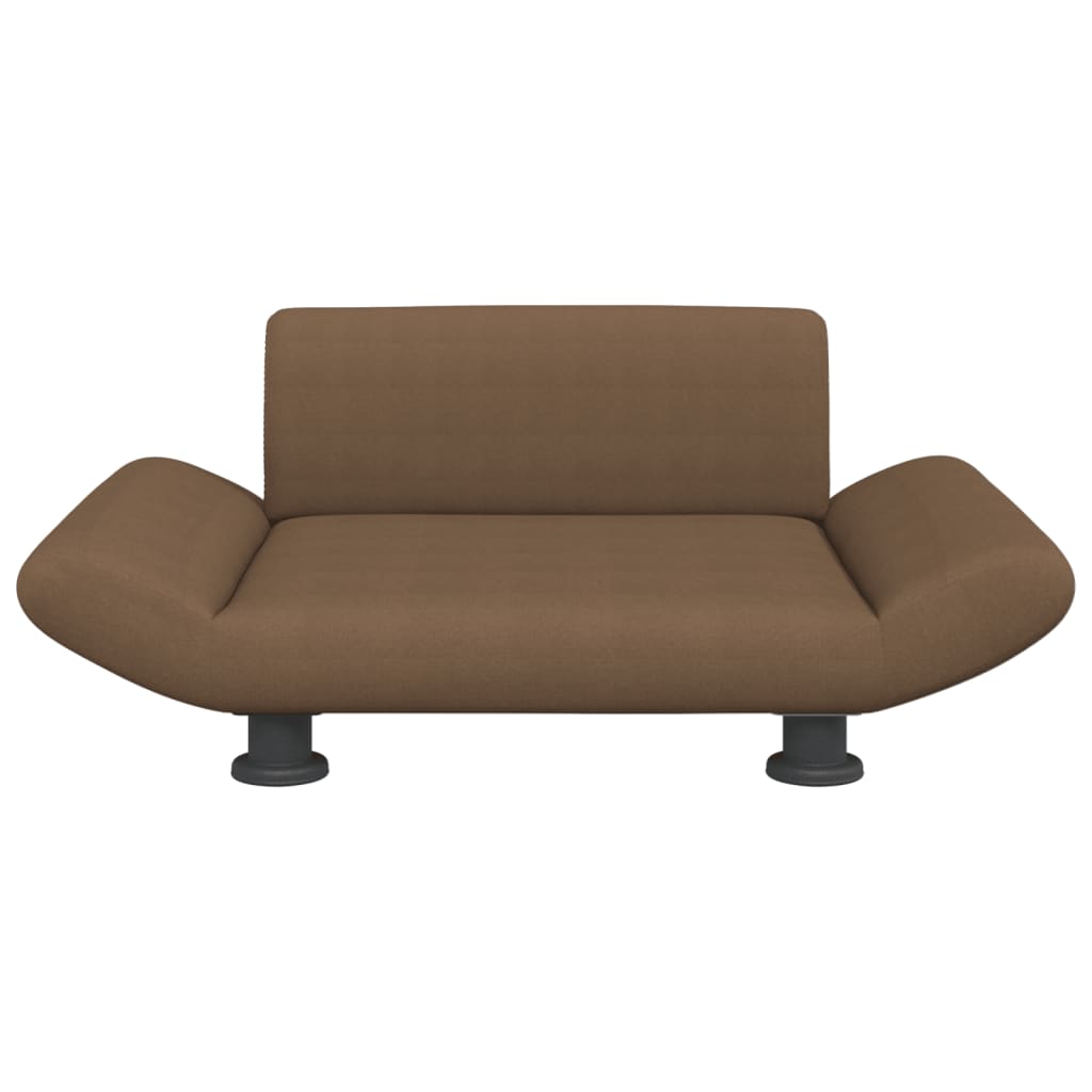 Hundbädd brun 70x45x28 cm tyg