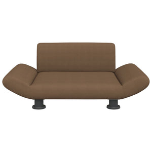 Hundbädd brun 70x45x28 cm tyg