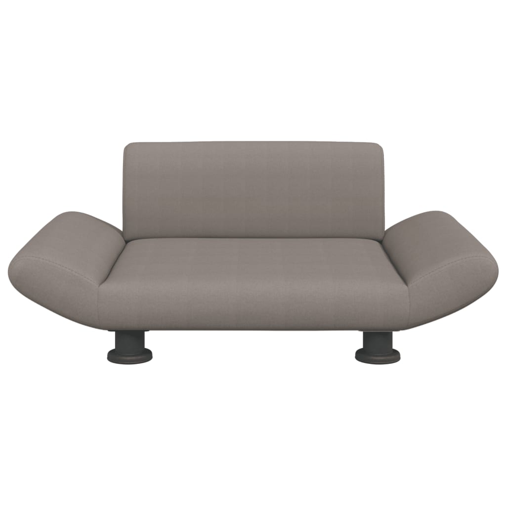 Hundbädd taupe 70x45x28 cm tyg