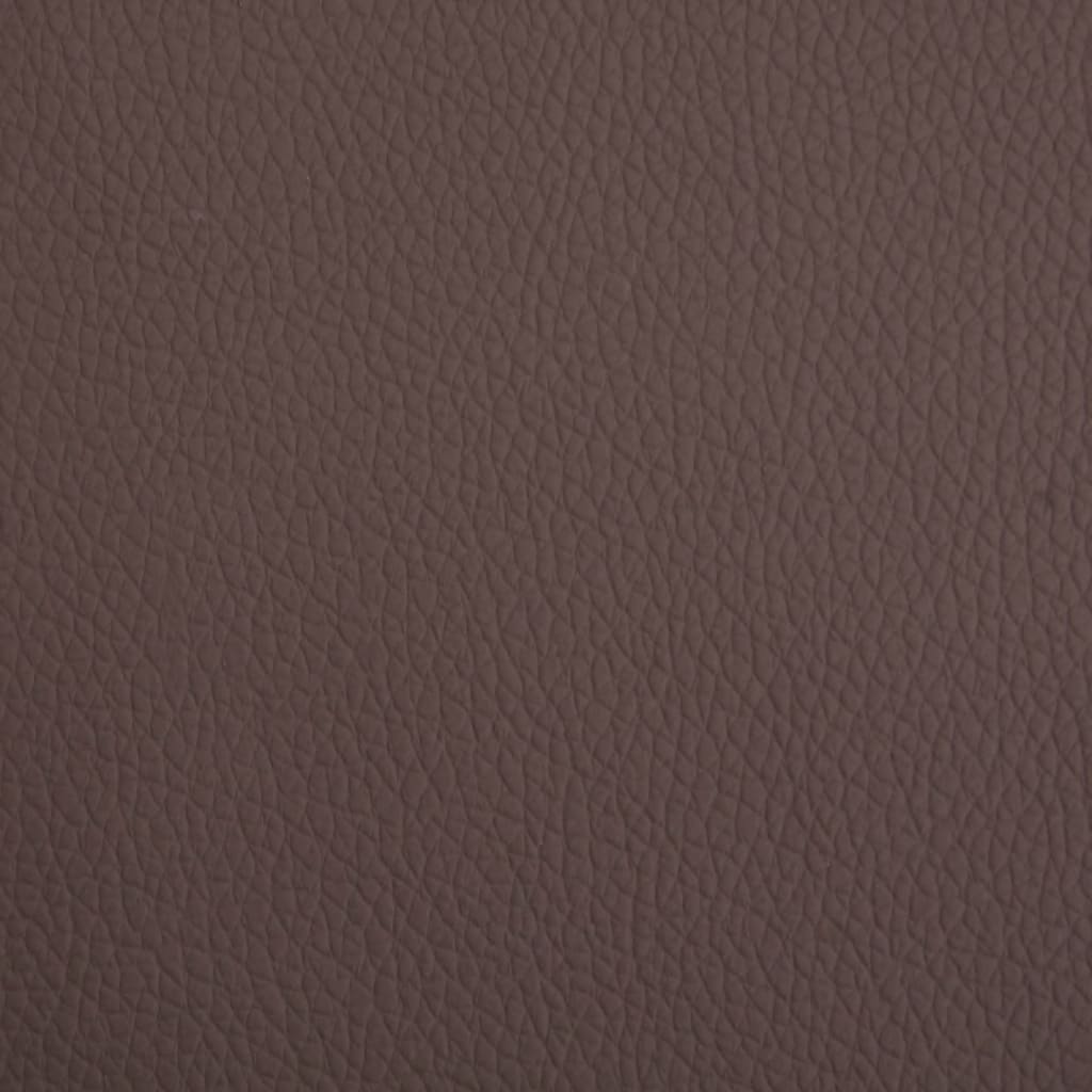 Hundbädd brun 70x45x28 cm konstläder