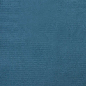 Hundbädd med förlängning blå 100x50x30 cm sammet