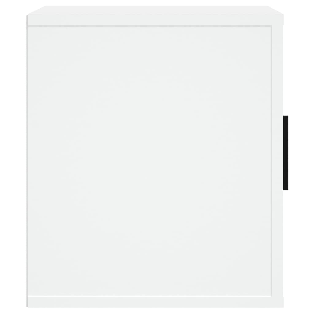 Tv-bänk vit 100x35x40 cm konstruerat trä