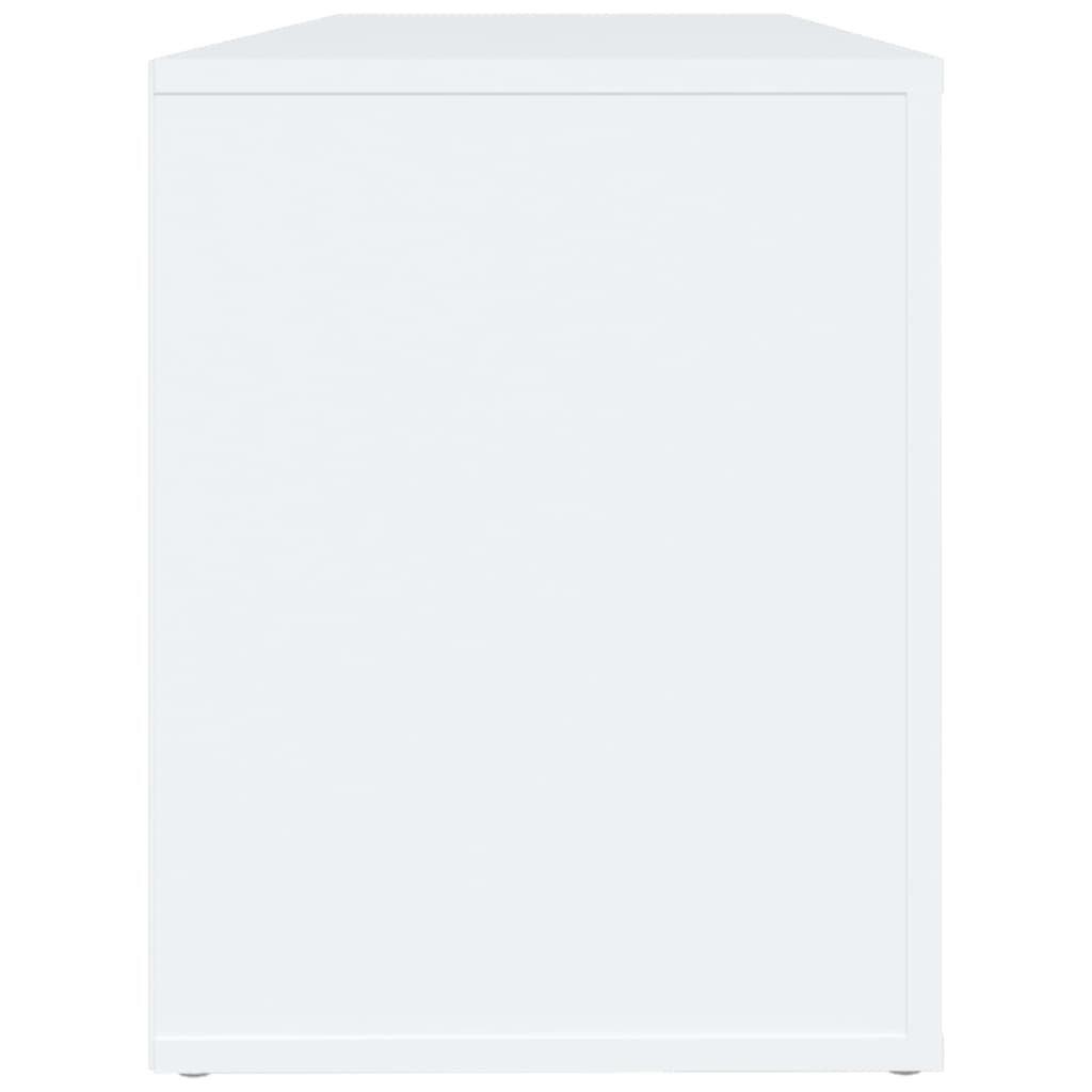 Skoskåp vit 100x35x45cm konstruerat trä