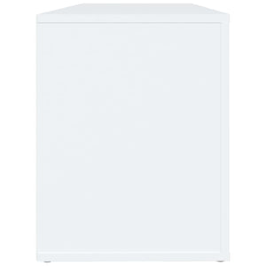 Skoskåp vit 100x35x45cm konstruerat trä