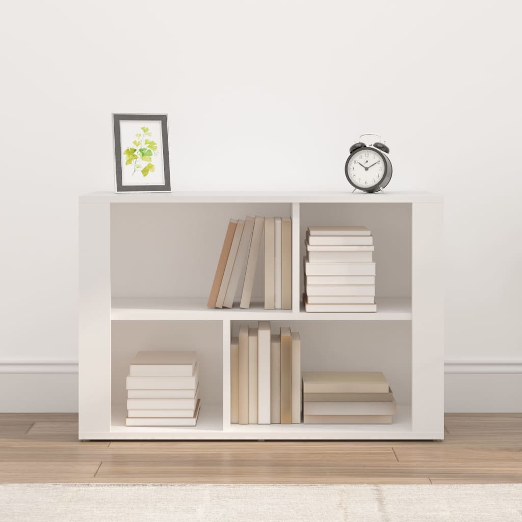 Skänk vit 80x30x54 cm konstruerat trä