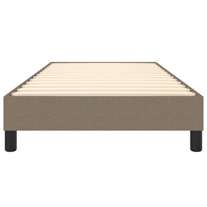 Boxspring-sängram Taupe 90x190 cm tyg