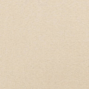 Boxspring-sängram gräddvit 100x200 cm tyg