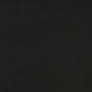 Boxspring-sängram svart 80x200 cm sammet