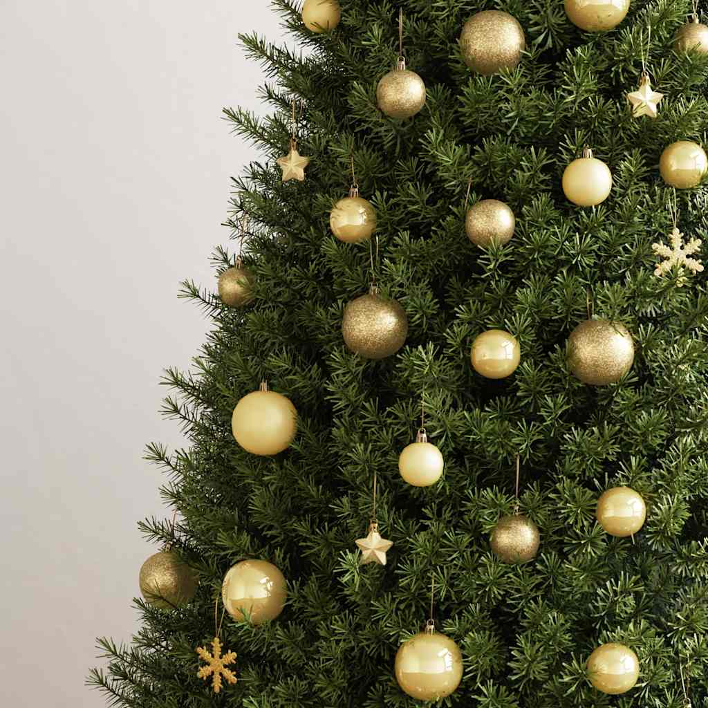 Julgranskulor 111 delar guld polystyren