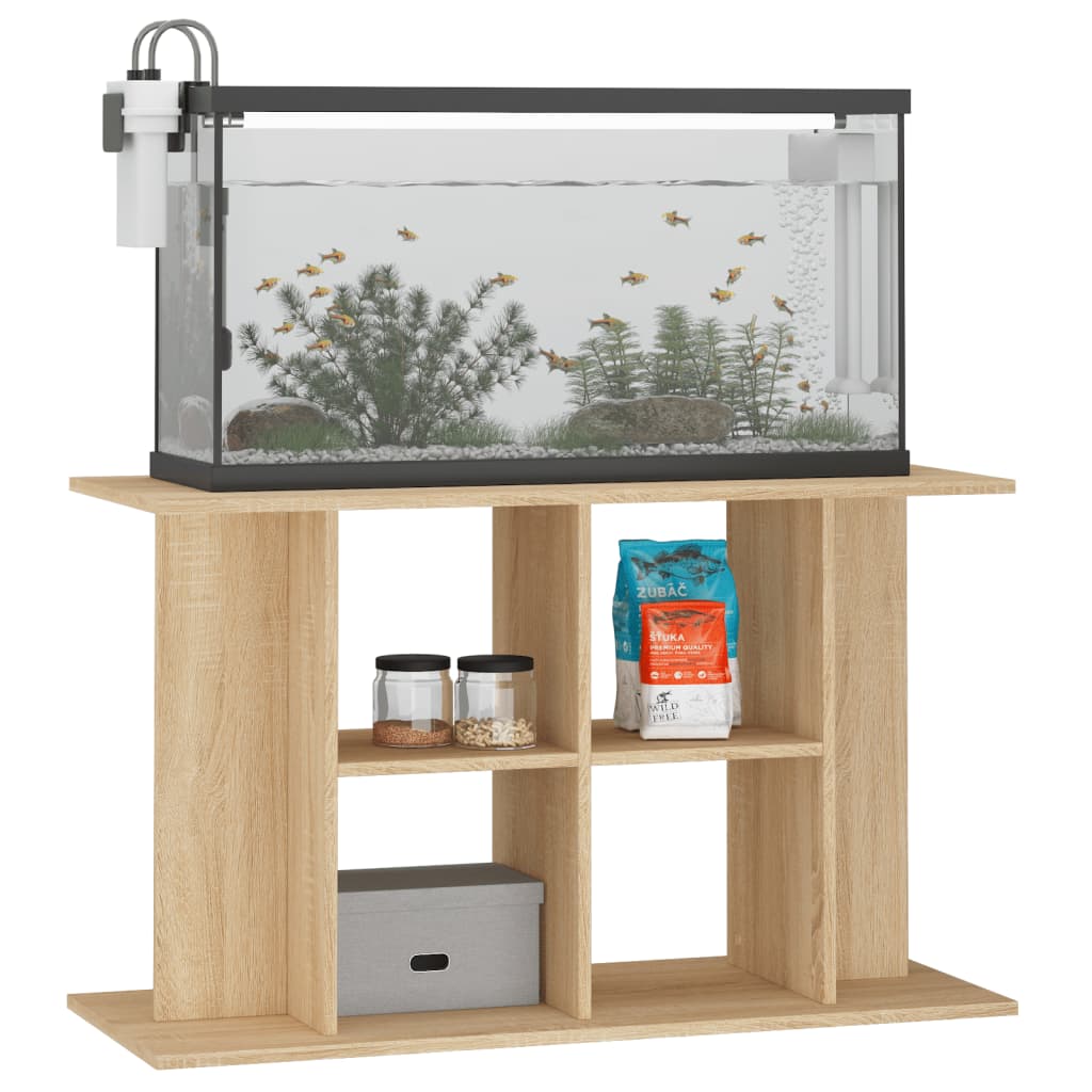 Akvariestativ Sonoma Ek 100x40x60 cm Konstruerat trä