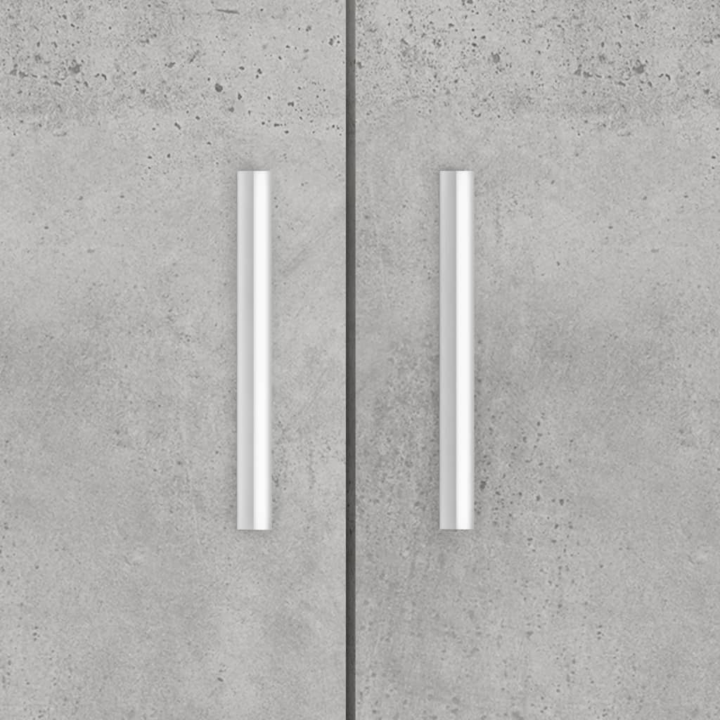 Akvariestativ betong grå 81x36x73 cm konstruerat trä