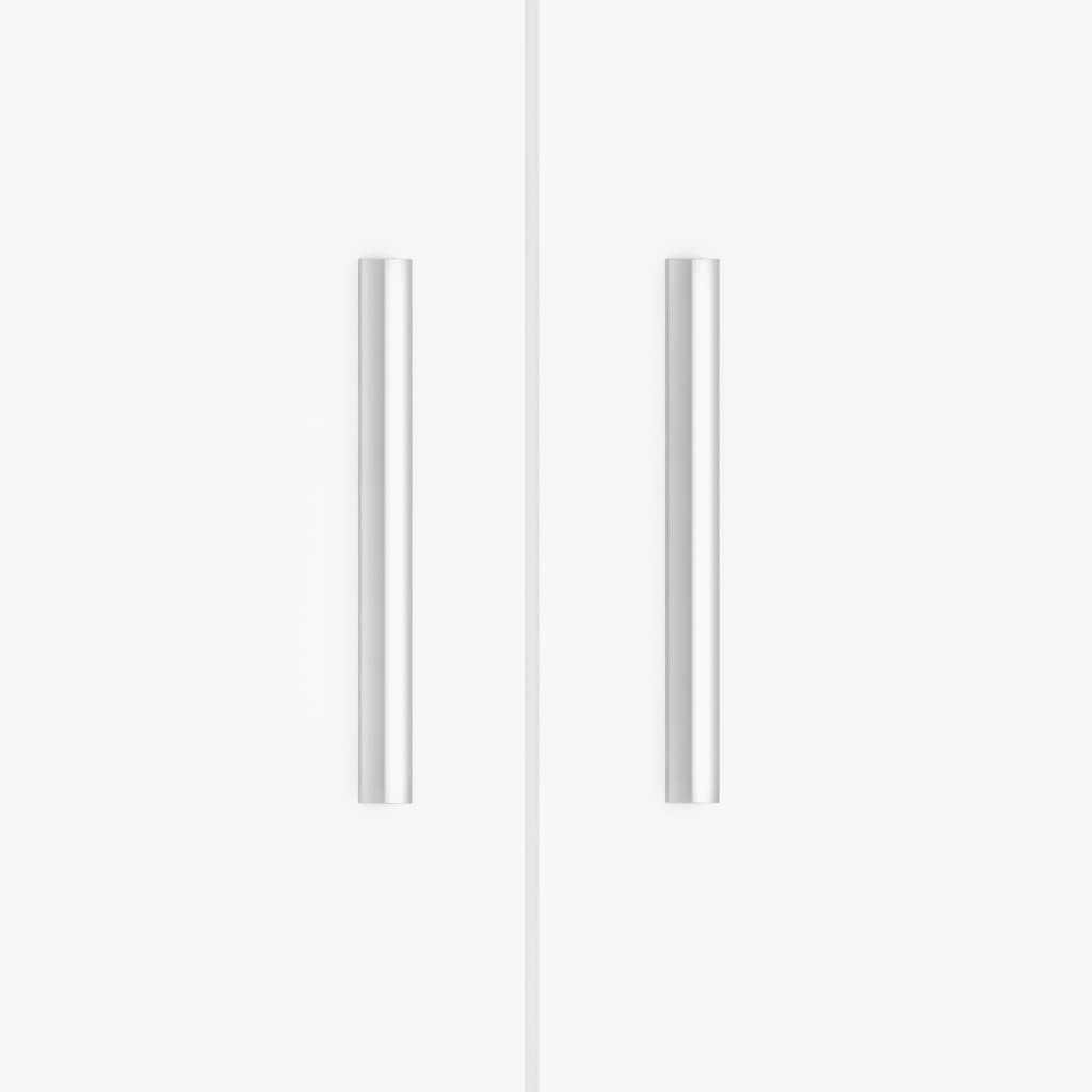 Akvariebänk vit 81x36x73 cm konstruerat trä