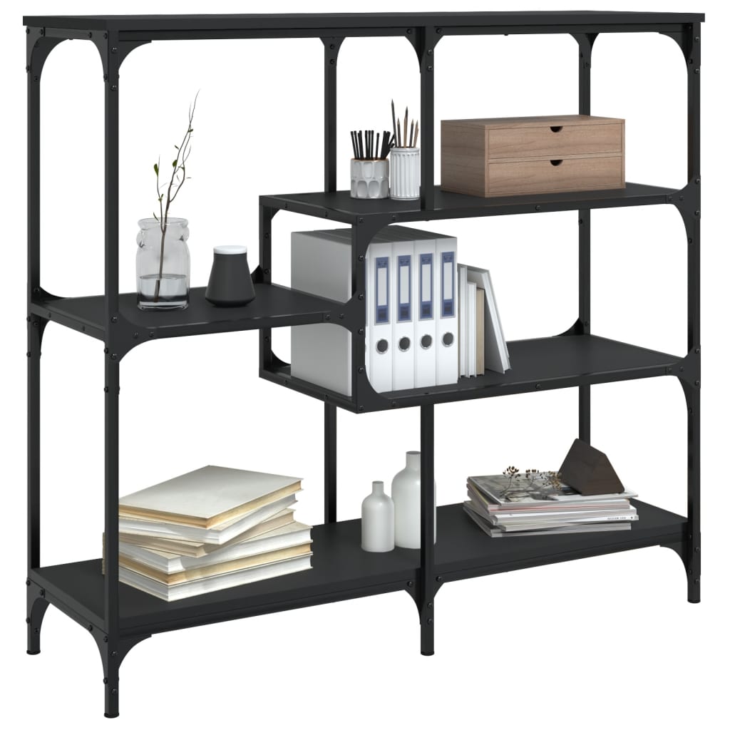 Konsolbord svart 103x32x95 cm konstruerat trä