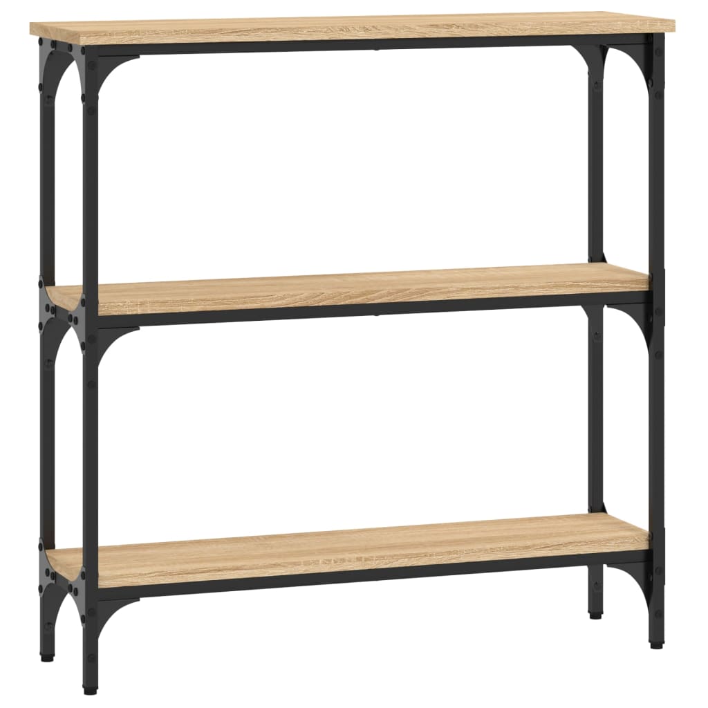Konsolbord Sonoma Ek 75x22,5x75 cm Konstruerat trä