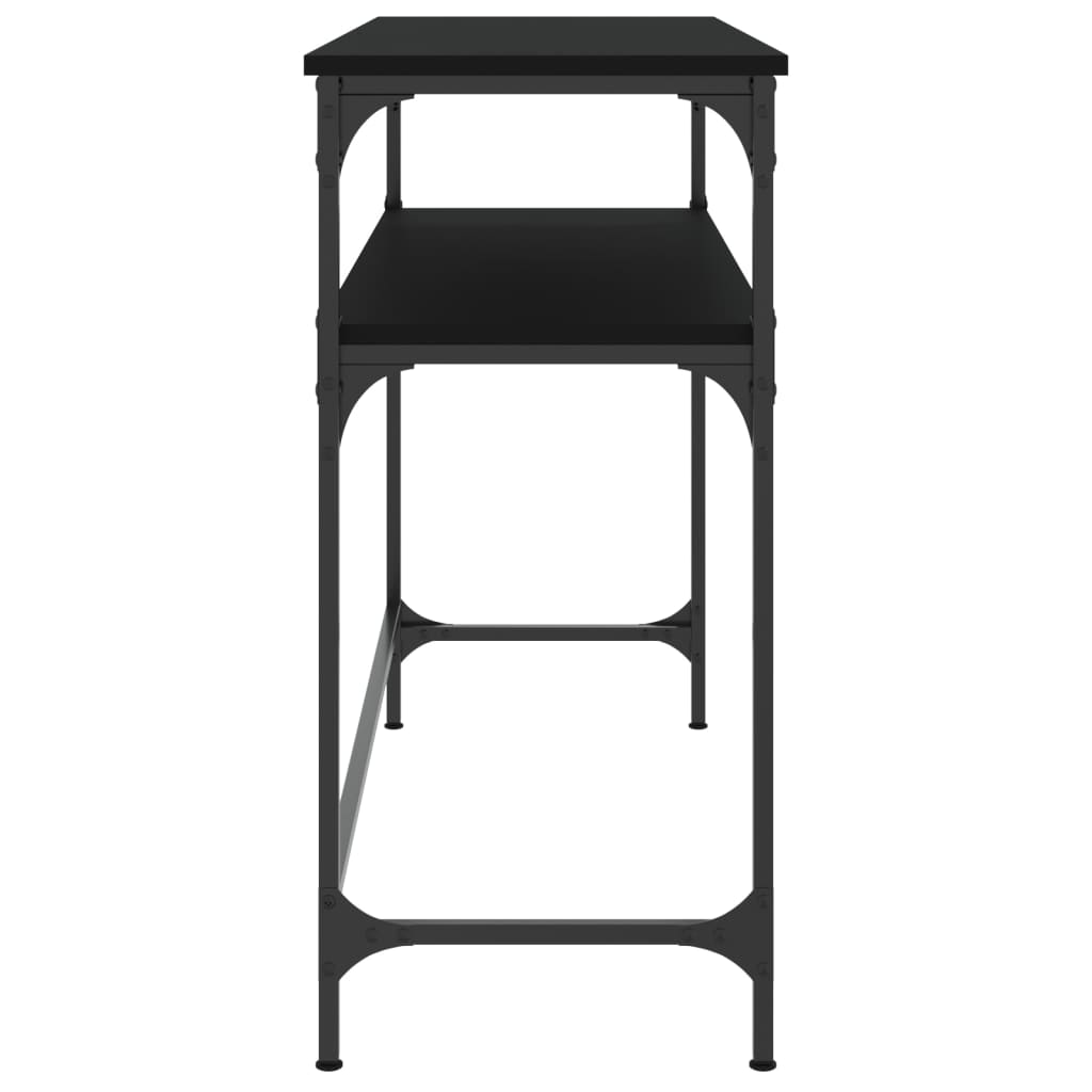 Konsolbord svart 100x35,5x75 cm konstruerat trä
