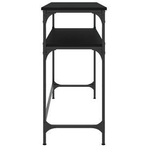 Konsolbord svart 100x35,5x75 cm konstruerat trä