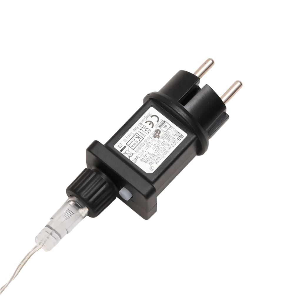 Stjärna med LED-belysning vikbar vit 100 cm