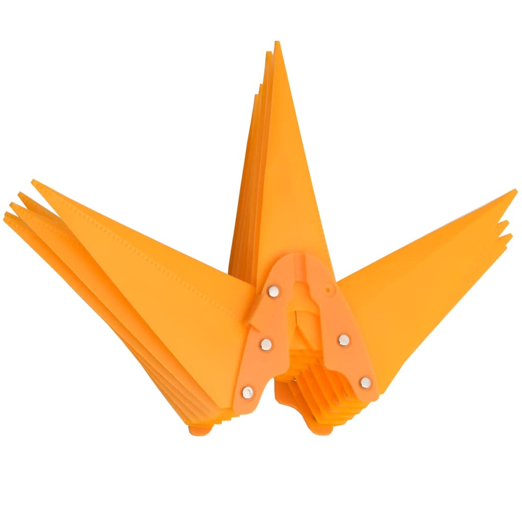 Stjärnor med spett LED 3 st vikbar gul 35 cm