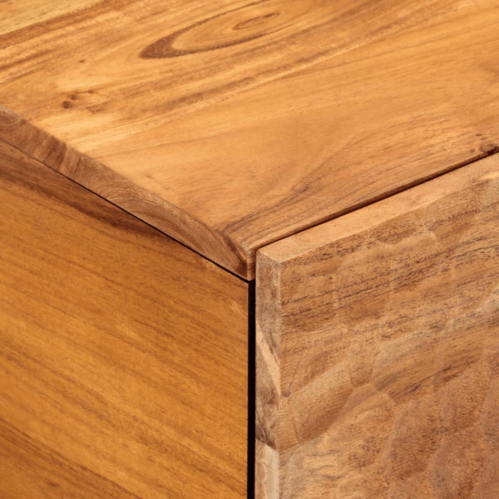 Soffbord 80x50x40 cm massivt akaciaträ