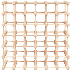 Vinställ för 42 flaskor 68,5x23x68,5 cm massiv furu