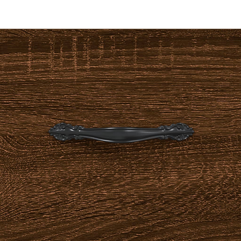 Soffbord brun ek 90x50x40 cm konstruerat trä