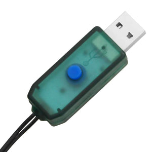 Belyst plastgran med 60 LEDs 120 cm