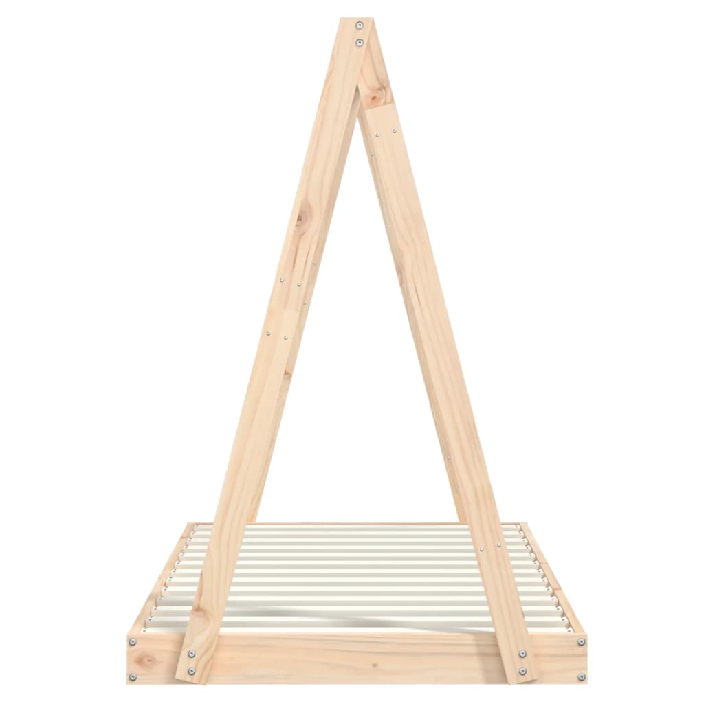 Sängram för barnsäng 80x160 cm massiv furu