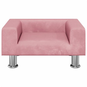 Barnsoffa rosa 50x40x26,5 cm sammet