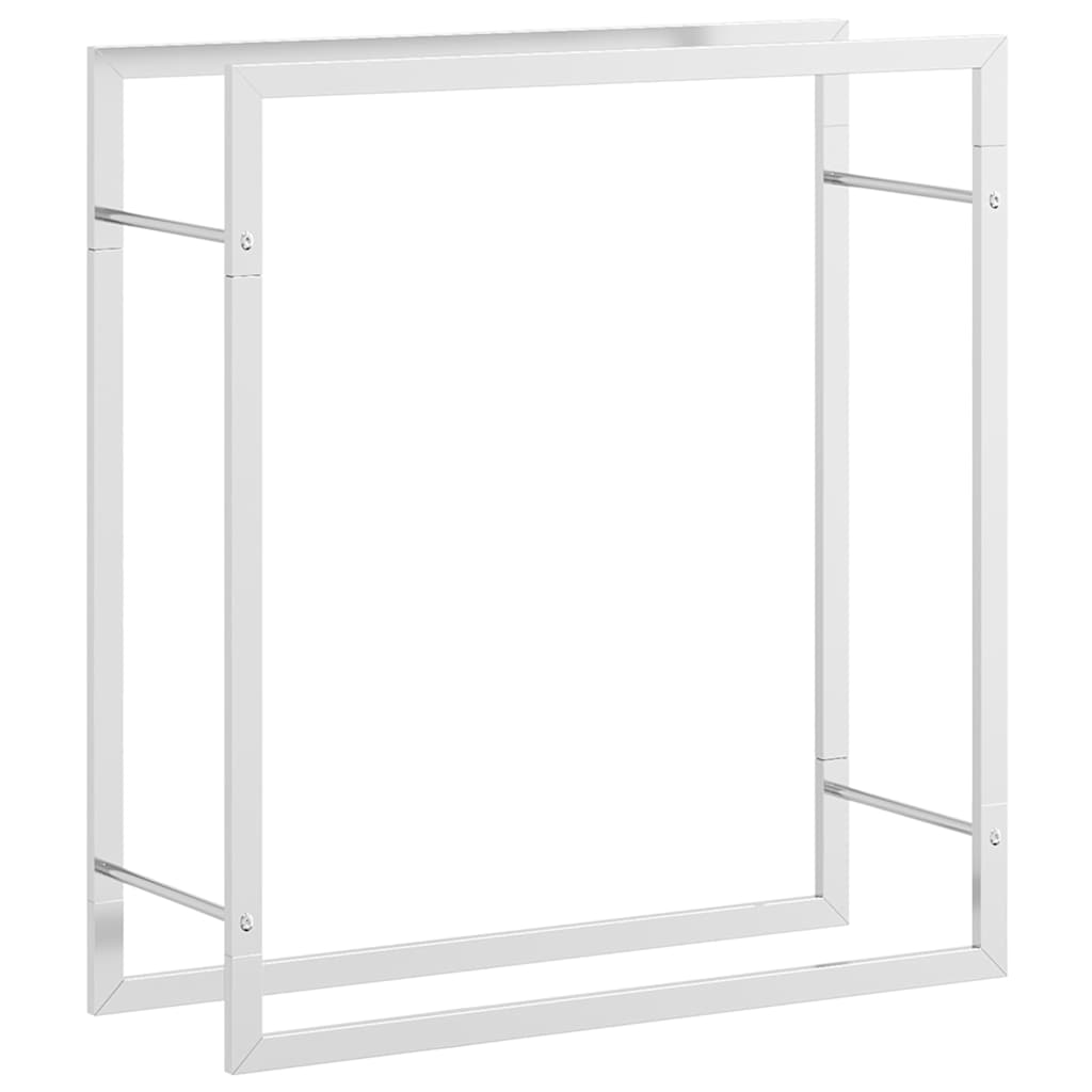 Vedställ 80x28x86 cm rostfritt stål