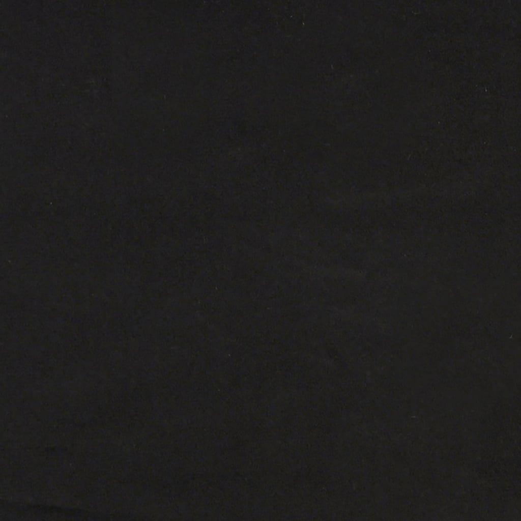 Dagbädd utdragbar med lådor svart 80x200 cm sammet