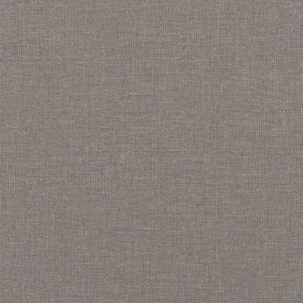 Dagbädd med madrass taupe 100x200 cm tyg