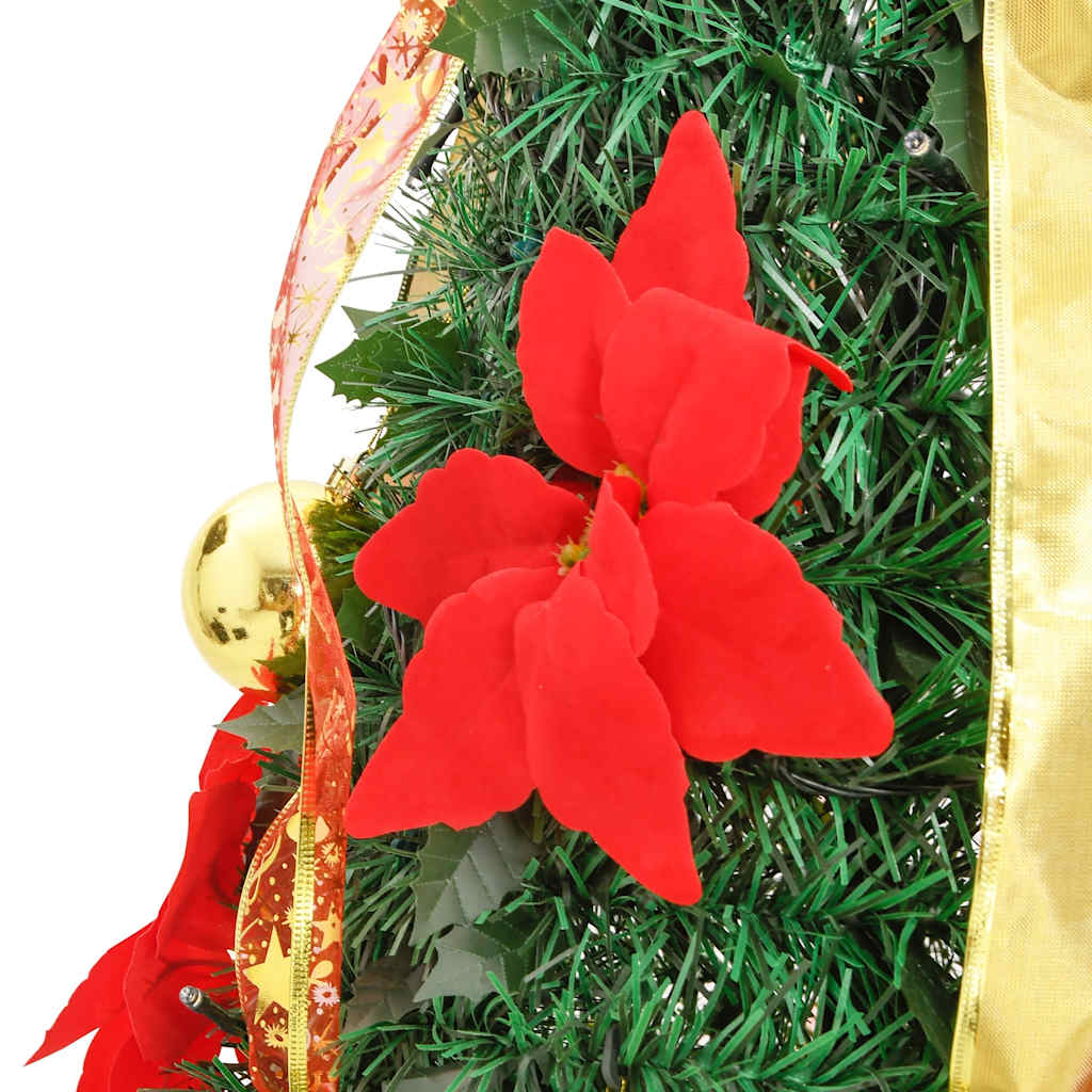 Plastgran pop-up 200 LED grön 210 cm