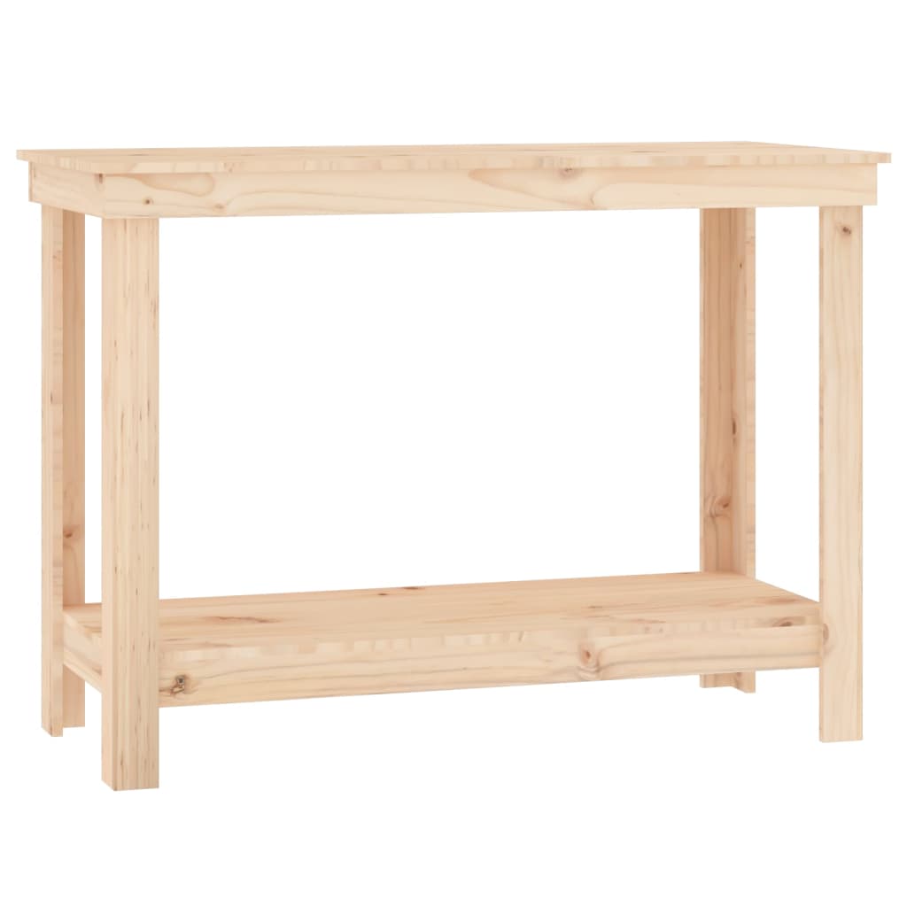 Skobänk 110x50x80 cm massiv furu