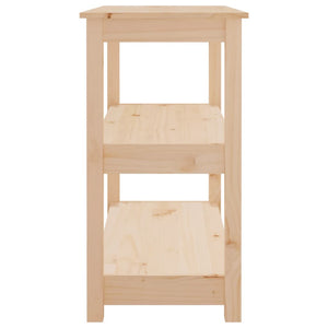Konsolbord 110x40x74 cm massiv furu