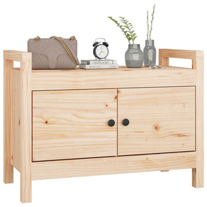 Skobänk 80x40x60 cm massiv furu