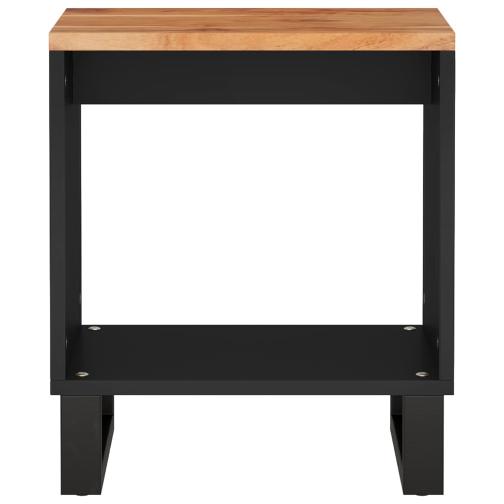 Soffbord 40x31x46 cm massivt akaciaträ och konstruerat trä